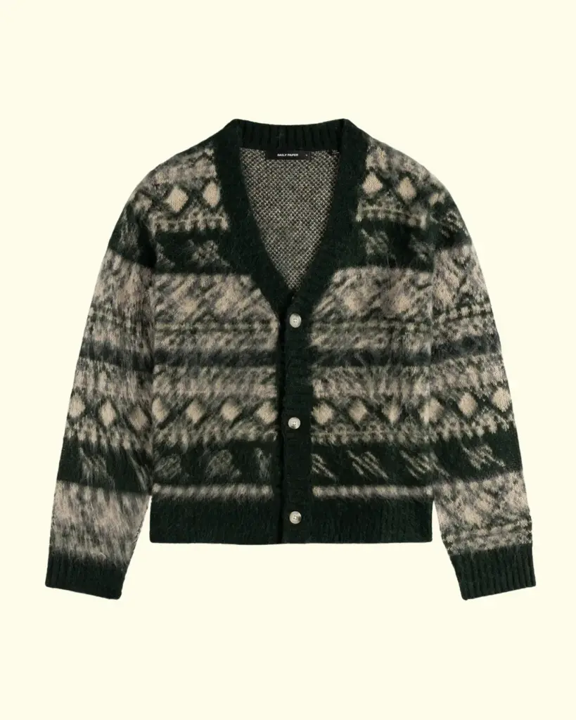 DAILY PAPER - PATTERN CHECK CARDIGAN (S)