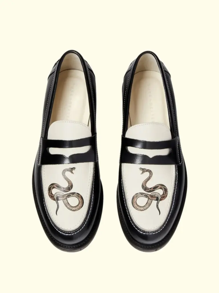 DUKE+DEXTER - Wilde Snake Penny Loafer