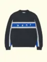WANF - STRIPES BLACK SWEATER
