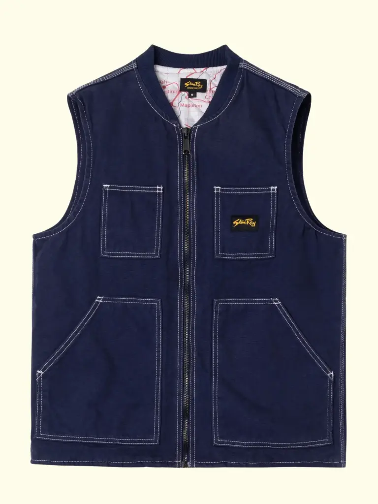 STANRAY - PORK CHOP VEST - WASHED NAVY
