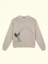 PALARD - White Marlin Knit Sweater