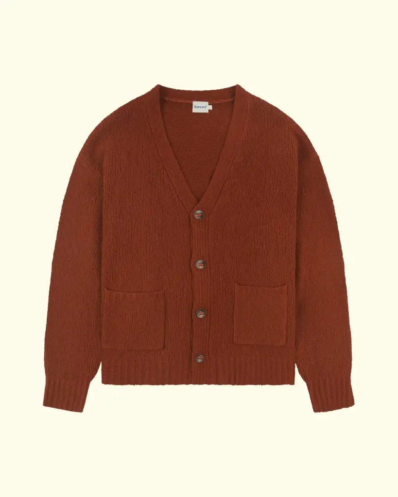 BOUND - ROASTED ROOTS WOOL CARDIGAN (XS)