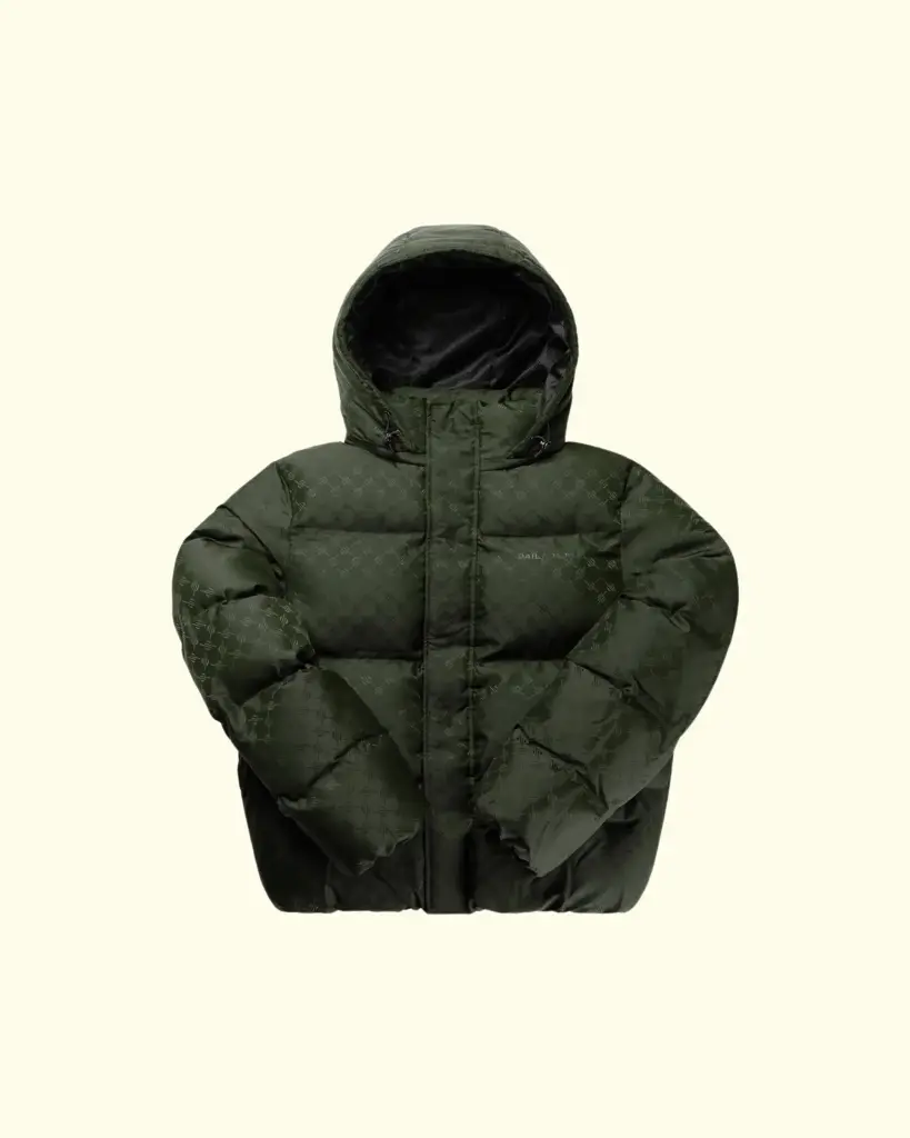 DAILY PAPER - MONOGRAM PUFFER JACKET (XS)