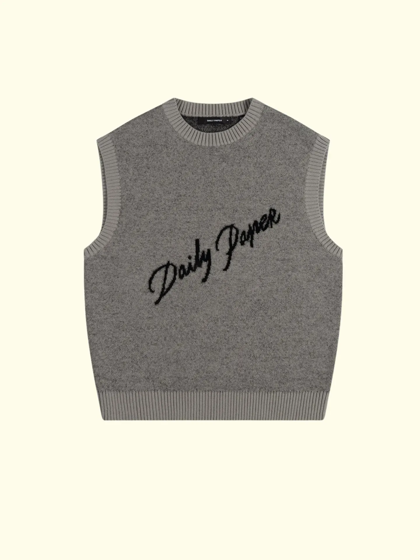 DAILY PAPER - SCRIPT LOGO KNIT VEST