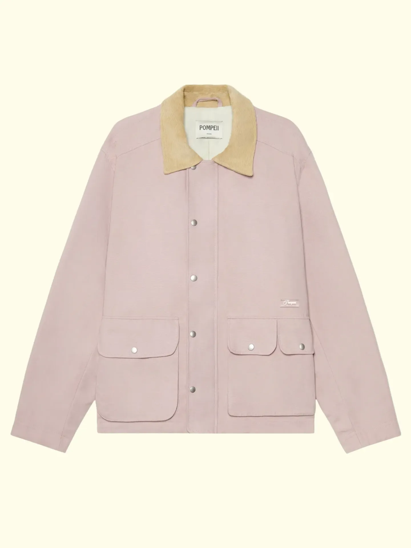 POMPEII - POWDER PINK CANVAS FIELD JACKET (S)