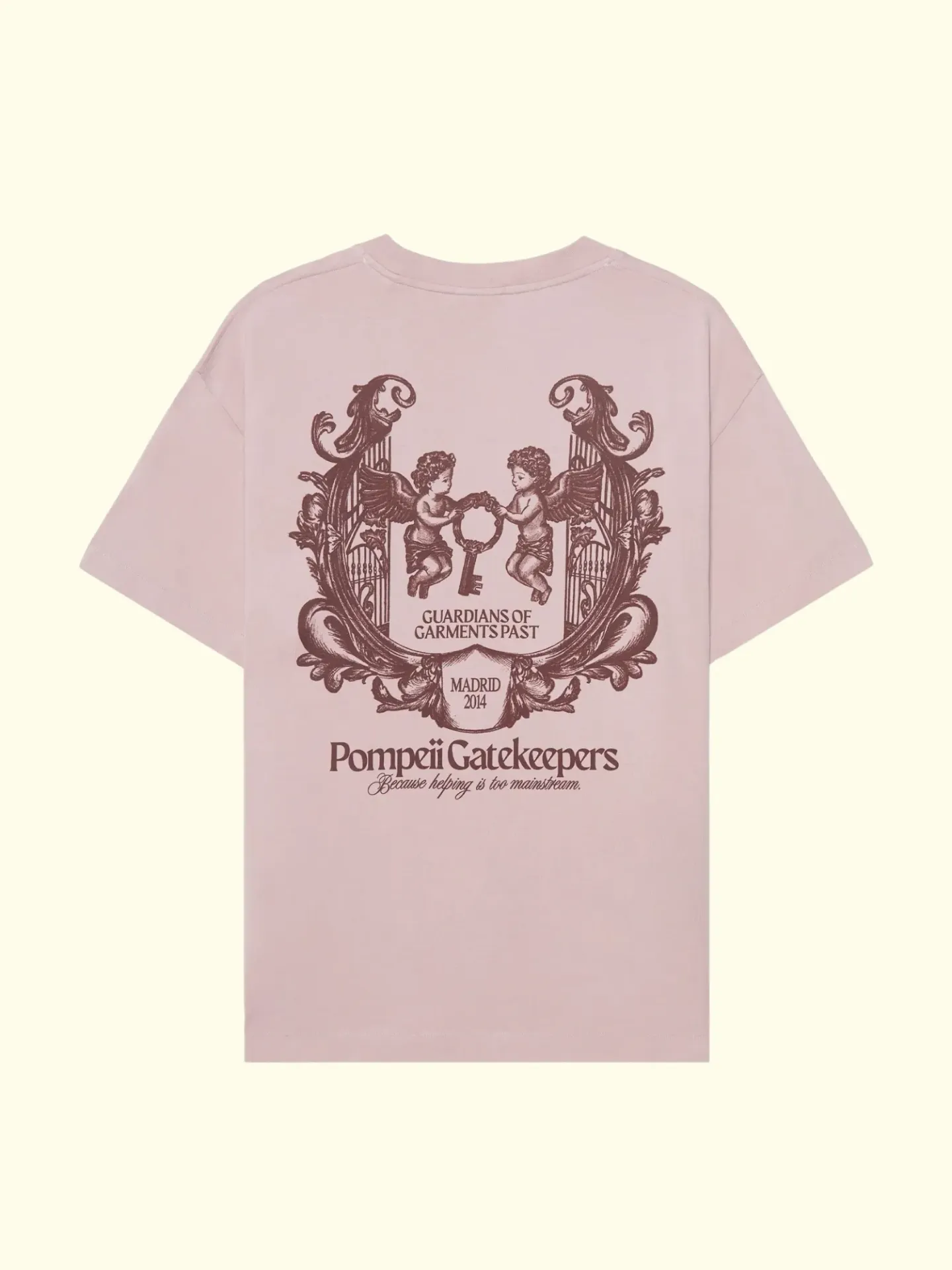 POMPEII - GATEKEEPER POWDER PINK TEE