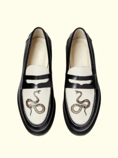 [DXT-SHE-AW25-003] DUKE+DEXTER - Wilde Snake Penny Loafer