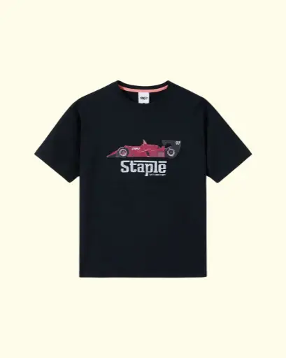 [STP-TSH-AW25-004] STAPLE - BLACK FORMULA TEE