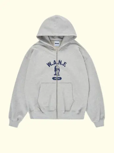 [WNF-HOD-AW25-001] WANF - BOXY COLLEGE HOODIE