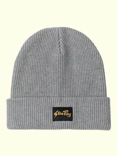 [STR-HAT-AW25-001] STANRAY - FOLD BEANIE - GREY HEATHER