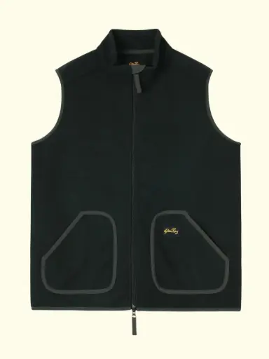 [STR-JCK-AW25-003] STANRAY - WOOL FLEECE VEST - BOTANICAL GREEN