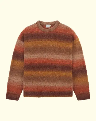[BND-KNT-AW25-001] BOUND - EMBERS GRADIENT BOUCLE KNIT