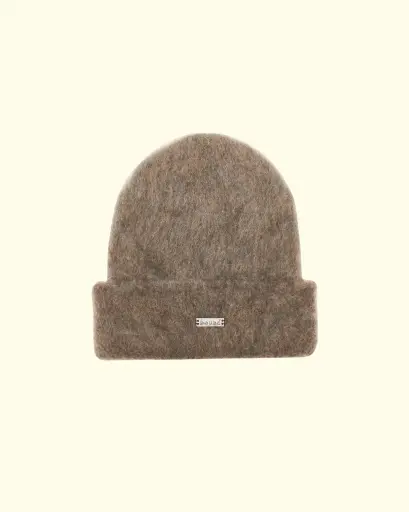 [BND-HAT-AW25-001] BOUND - MOHAIR BEANIE - BROWN