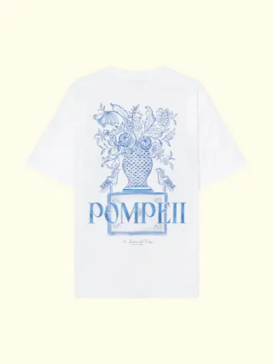 [PMP-TSH-AW25-003] POMPEII - COSTA DEL SOL WHITE TEE