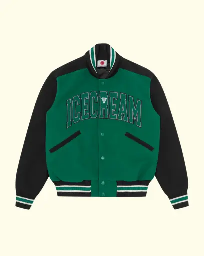 [ICM-JCK-AW25-001] ICECREAM - COLLEGE VARSITY JACKET