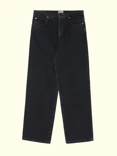 [STR-PAN-AW25-001] STANRAY - STANDARD 5 - STONEWASHED BLACK DENIM